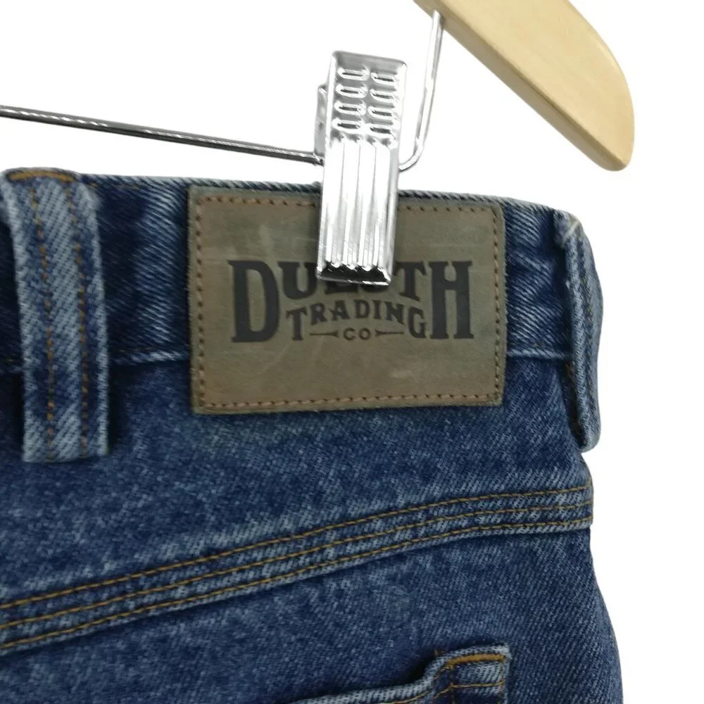 Duluth Trading Company Relaxed Fit Jeans Size 36 x 34 Mens Medium Wash Classic